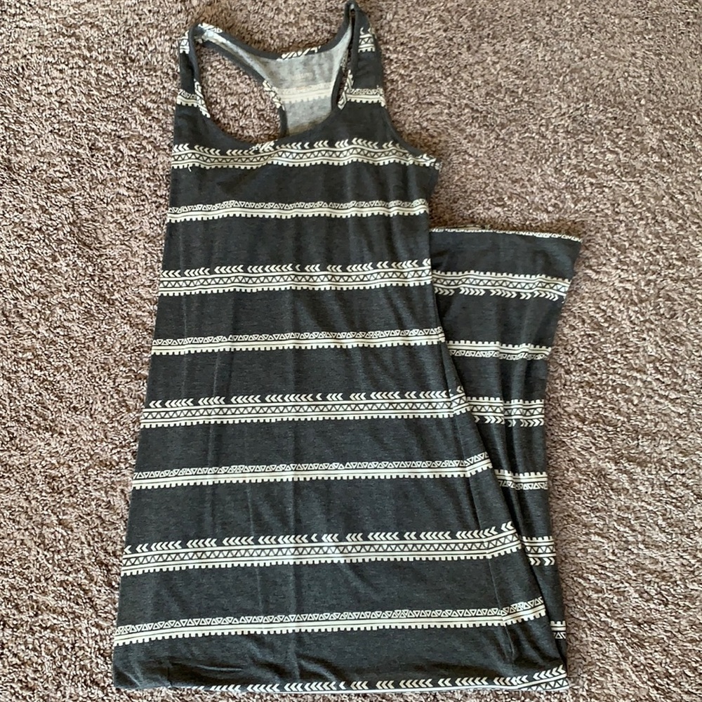 Gray mossimo maxi dress